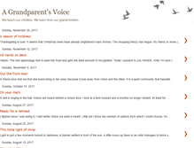 Tablet Screenshot of agrandparentsvoice.com